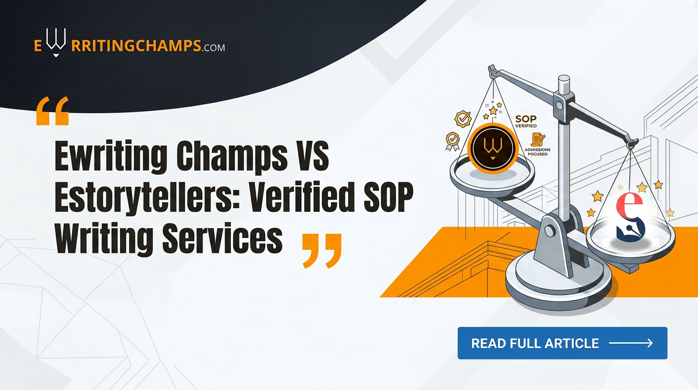 Ewriting Champs VS Estorytellers: Verified SOP Writing Services