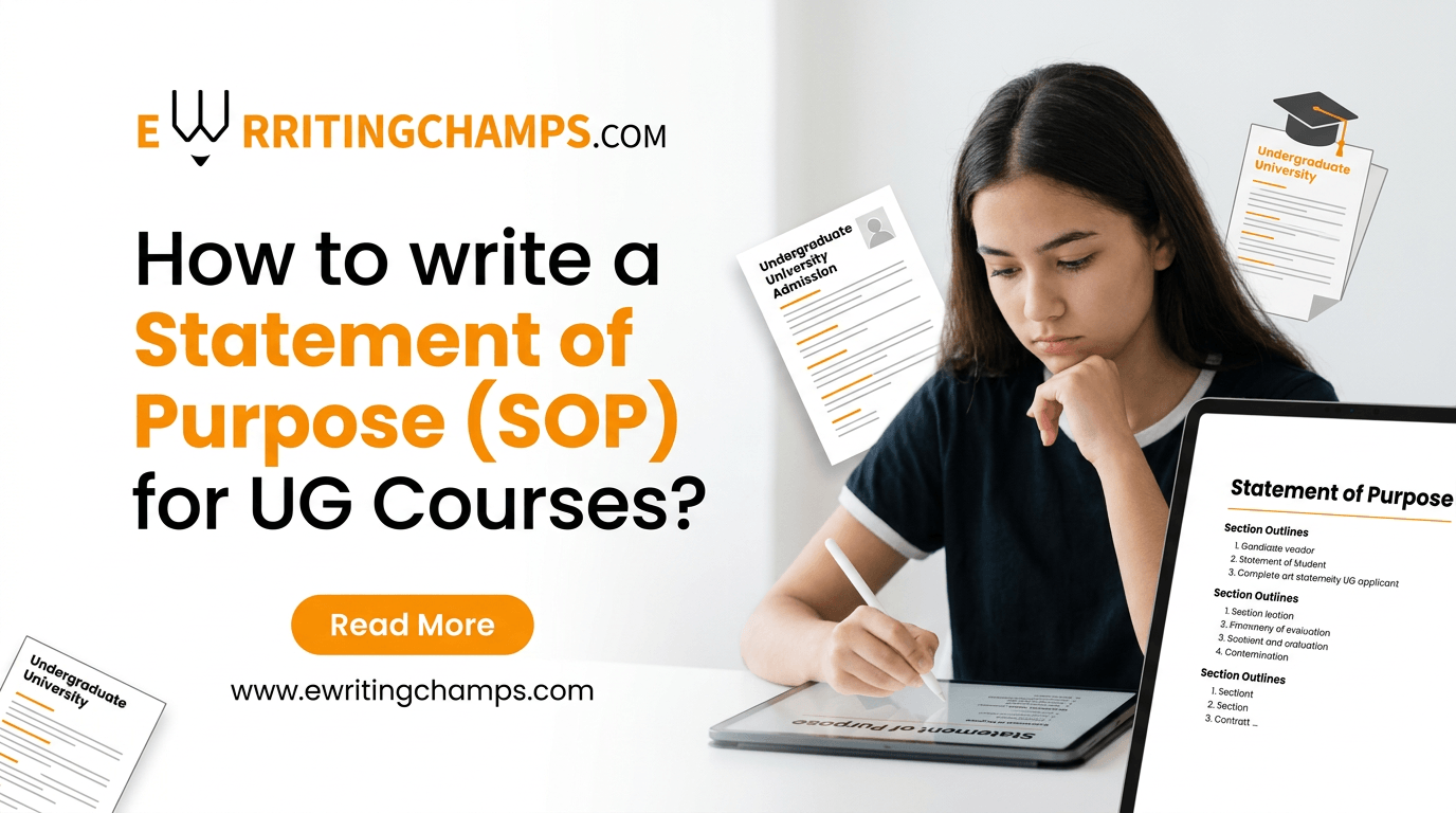 How to write a Statement of Purpose (SOP) for UG Courses?