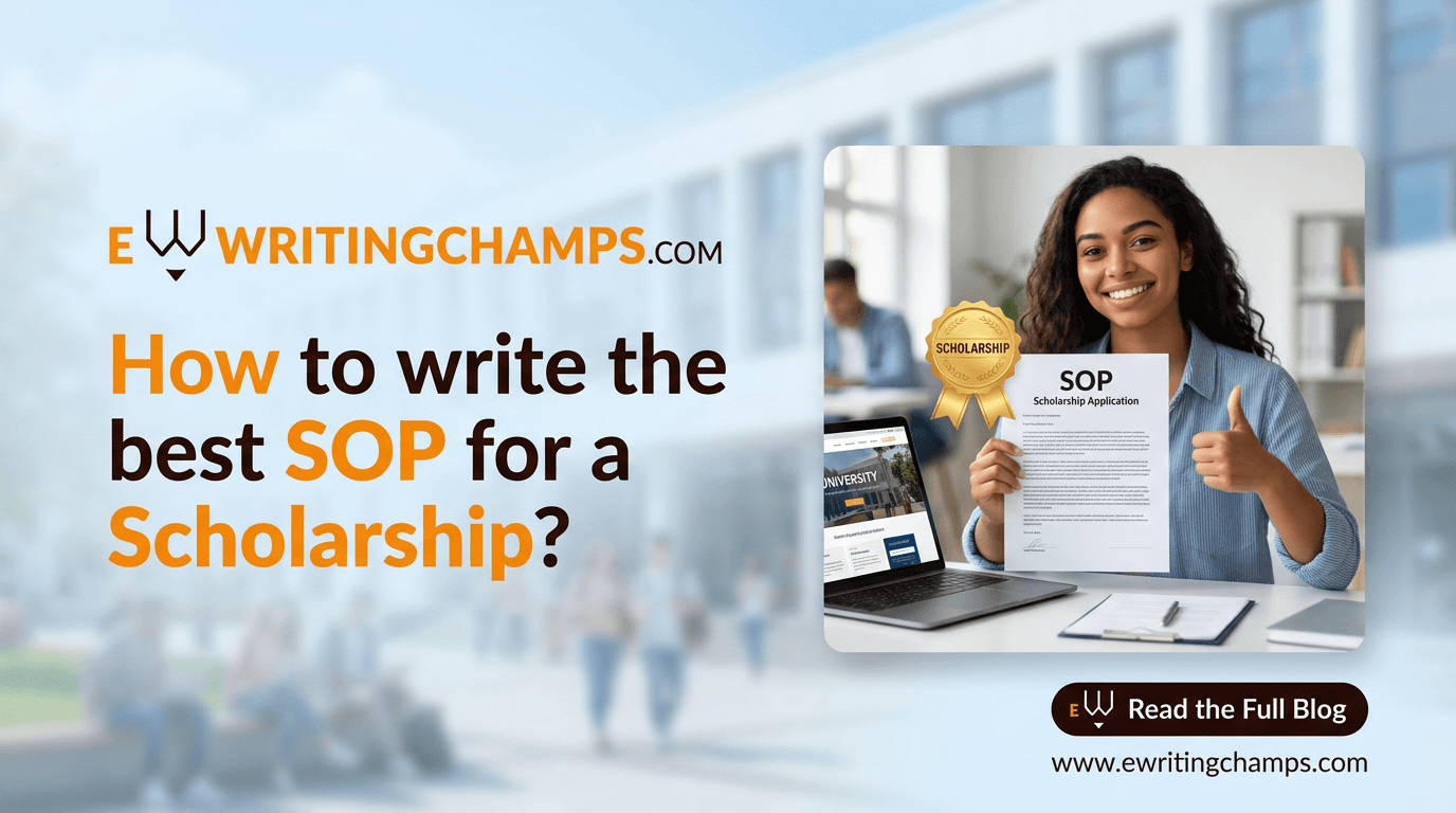 How to write the best SOP for a Scholarship?