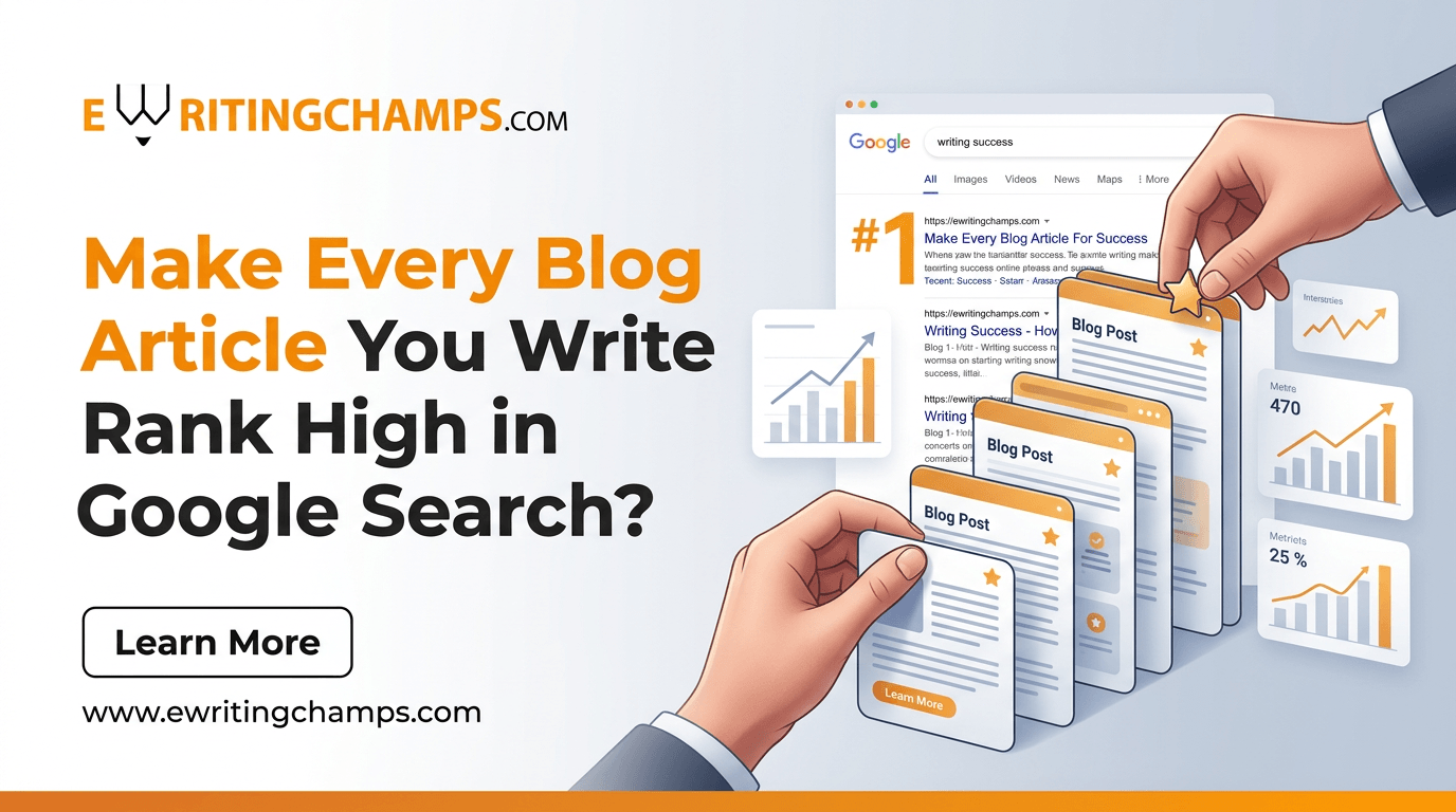 Make Every Blog Article You Write Rank High in Google Search?