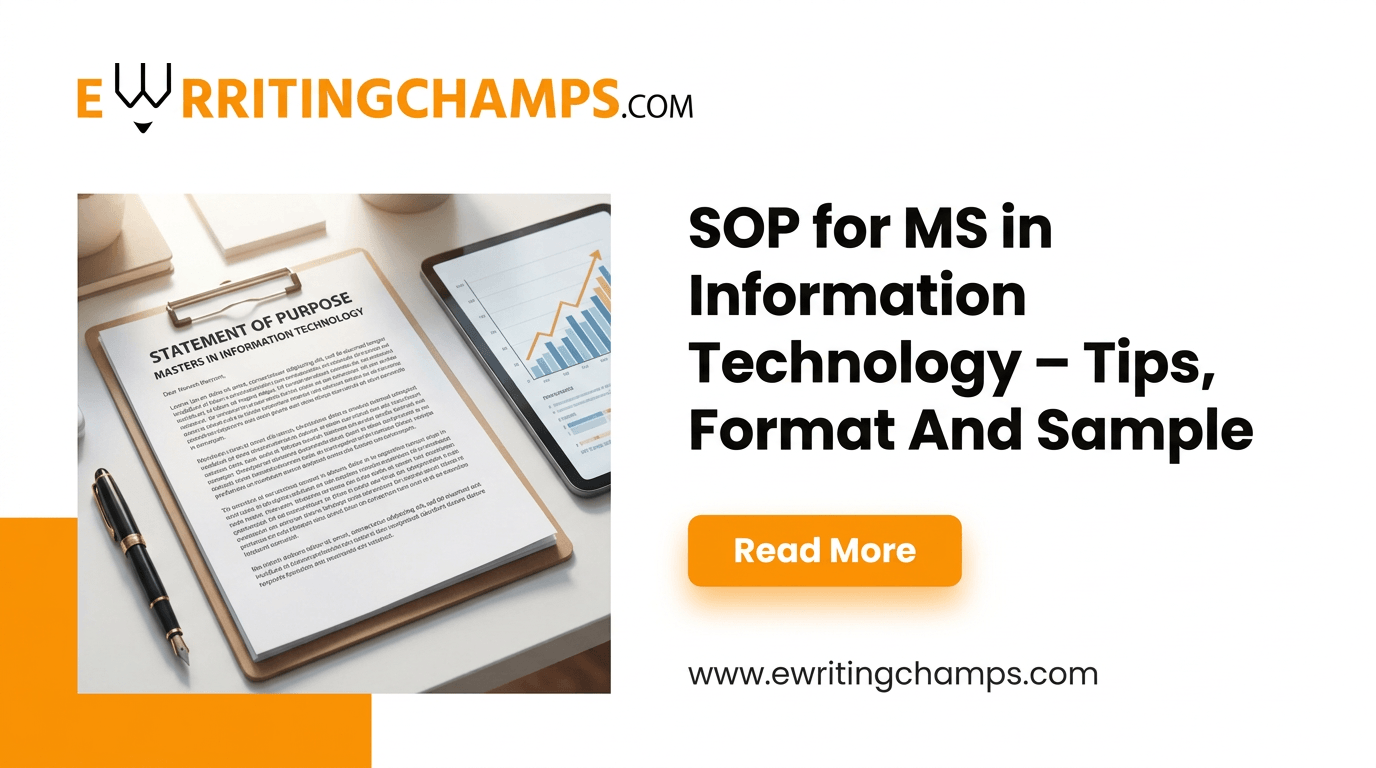 SOP for MS in Information Technology – Tips, Format And Sample