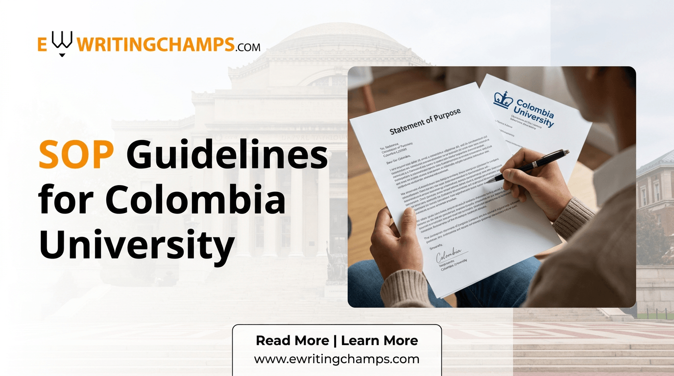 SOP Guidelines for Colombia University