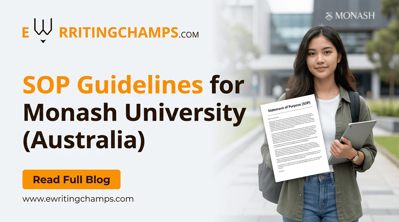 SOP Guidelines for Monash University (Australia)