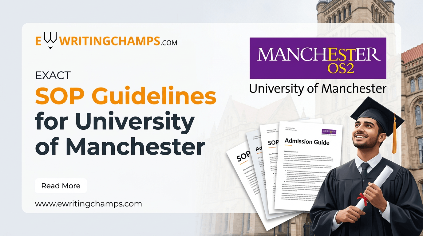 SOP Guidelines for University of Manchester