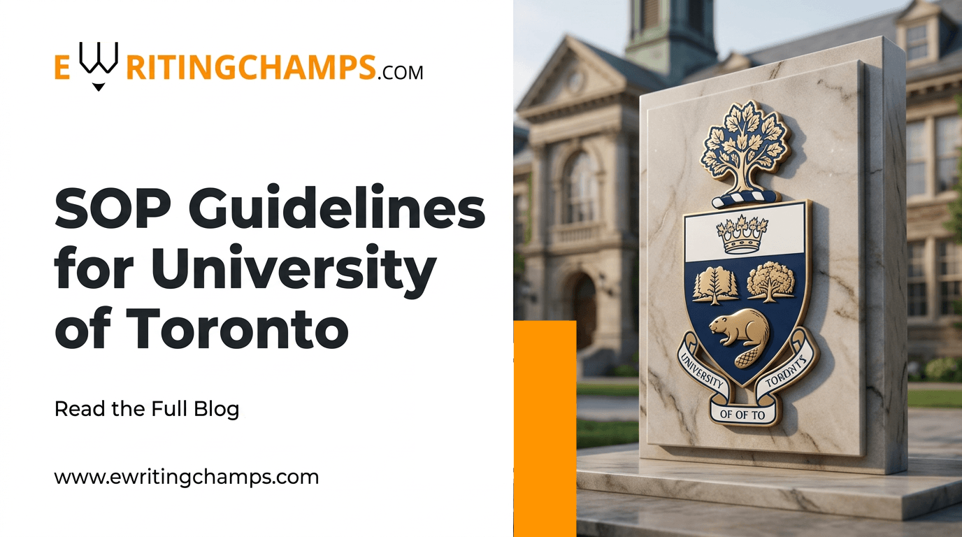SOP Guidelines for University of Toronto