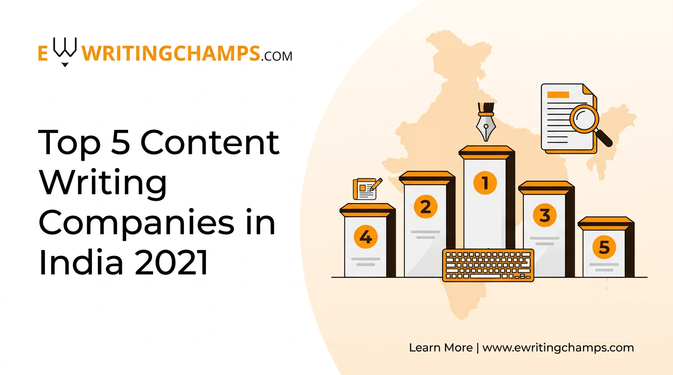 Top 5 Content Writing Companies In India 2021